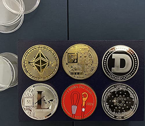Limited Edition Cryptocurrency Coin Set for Gift