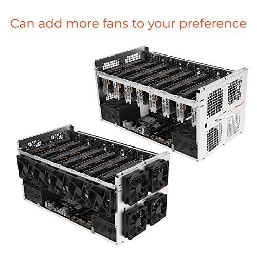 AAAwave The Dredge II 6-10 GPU Mining Rig Frame