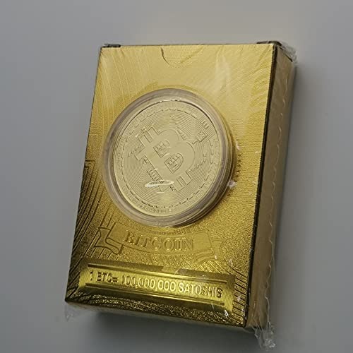 Luxury Bitcoin Gold Playing Cards with Commemorative Encasement