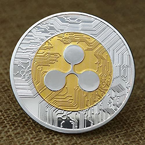 Ripple Coin XRP Collector's Rare Cryptocurrency with Cover