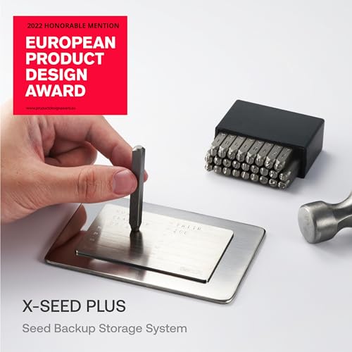 SecuX XSEED Plus: Secure Bitcoin Wallet Steel Plates