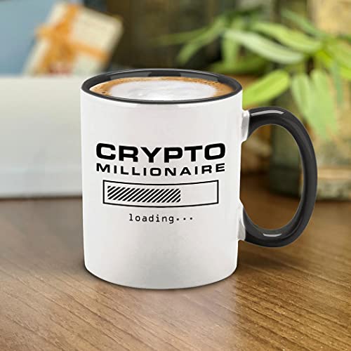 Shop4ever Crypto Millionaire Ceramic Mug - Funny Gift