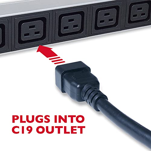 IEC C20 to 2X C13 Splitter Power Cord
