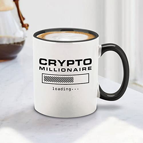 Shop4ever Crypto Millionaire Ceramic Mug - Funny Gift