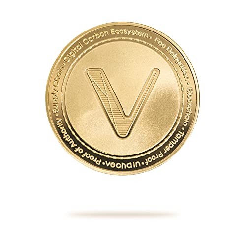 VeChain (Vet) Physical Cryptocurrency Commemorative HODL Coin