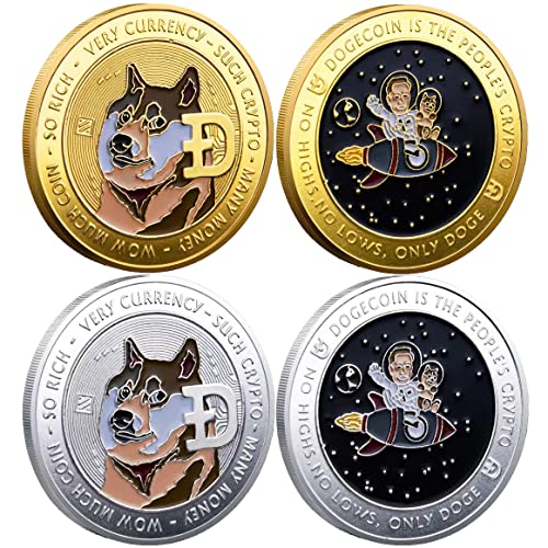 Dogecoin Commemorative Coin Set 2022 Limited Edition Gold/Silver
