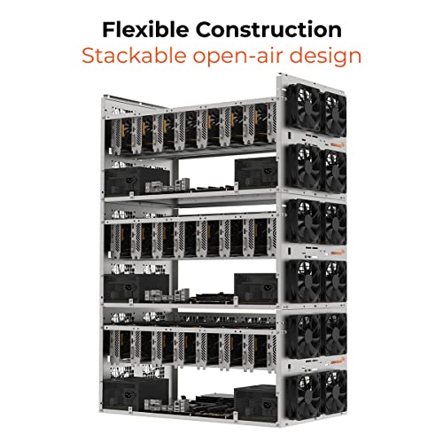 AAAwave The Dredge II 6-10 GPU Mining Rig Frame
