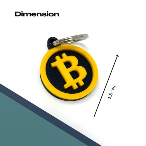 Bitcoin Keychain - Perfect for Cryptocurrency Enthusiasts