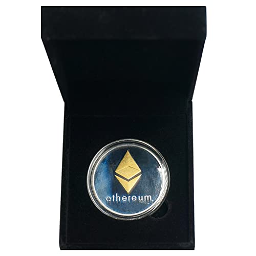 ohoh.shop Silver Plated Ethereum Coin[2022 Edition],Collectable Crypto Gift