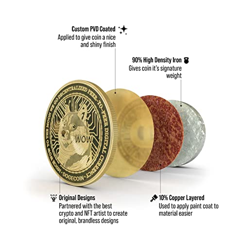 Cryptochips Dogecoin Physical Crypto Coin for HODLers