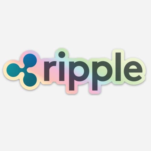 Ripple XRP Logo Holographic Sticker