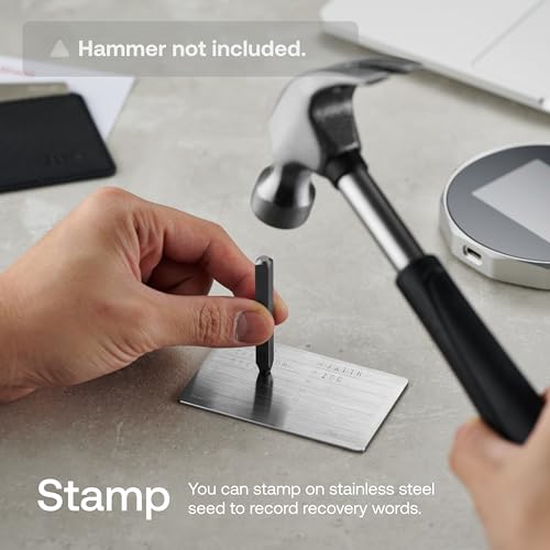 SecuX XSEED Plus: Secure Bitcoin Wallet Steel Plates