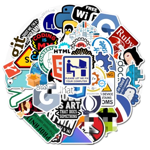 Programming Stickers for Devs, Coders, Programmers, Laptop