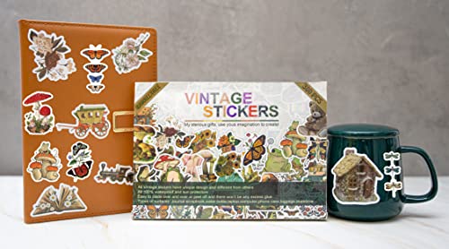 Vintage Stickers Set for Scrapbooking and Journaling