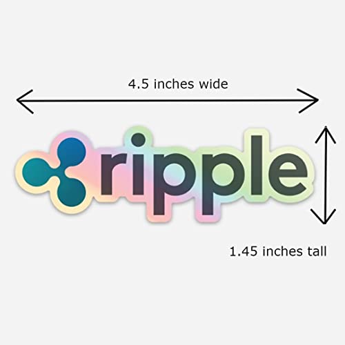 Ripple XRP Logo Holographic Sticker