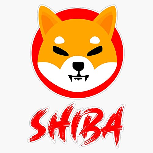 Shiba Inu Token Crypto Coin Vinyl Bumper Sticker