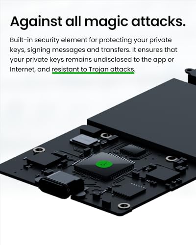 Crypto Wallet Hardware with Bluetooth & NFT Support