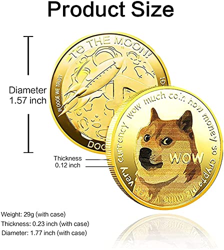 Dogecoin Commemorative Coin Set 2022 Limited Edition Gold/Silver