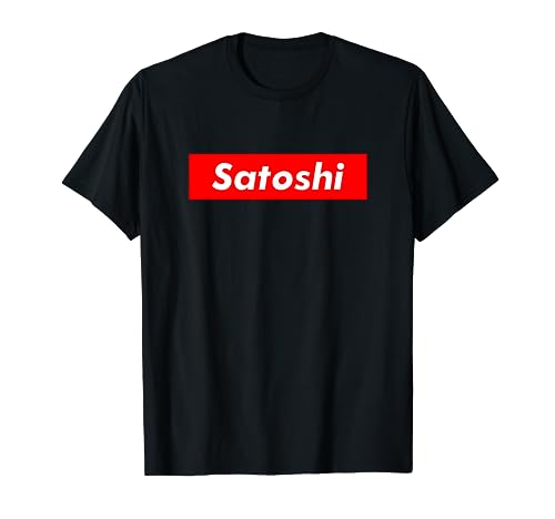 Satoshi Cryptocurrency Shirt in Red, Unisex