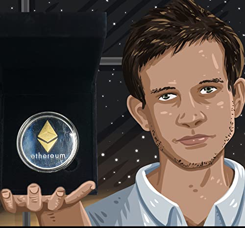 ohoh.shop Silver Plated Ethereum Coin[2022 Edition],Collectable Crypto Gift