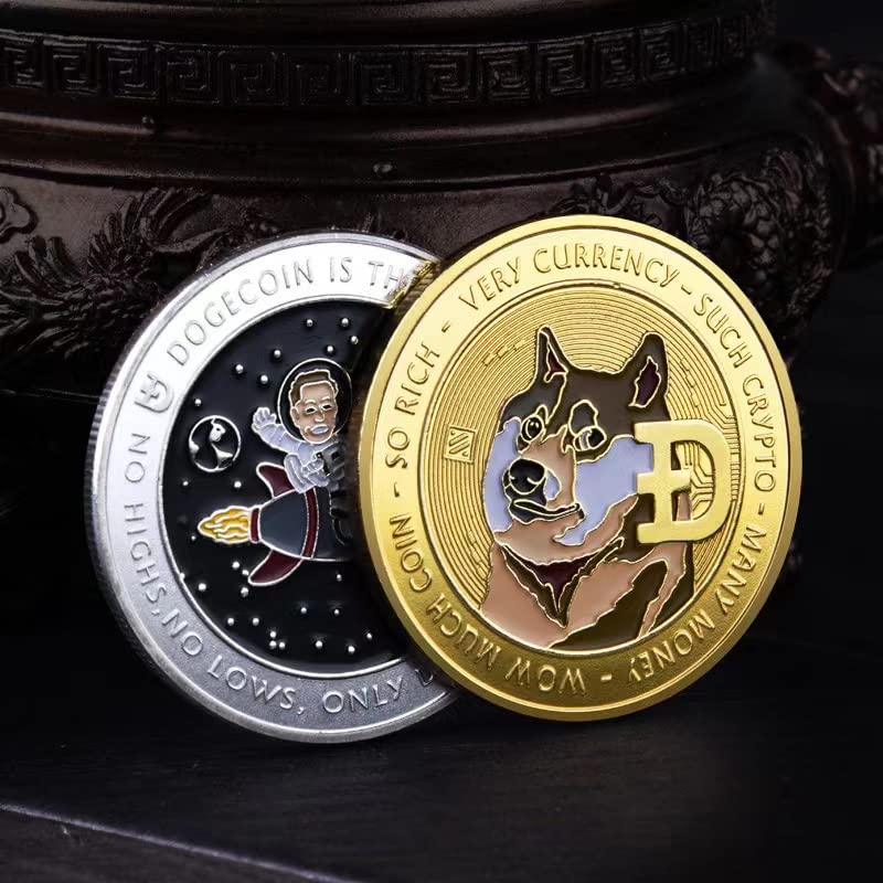 Dogecoin Commemorative Coin Set 2022 Limited Edition Gold/Silver