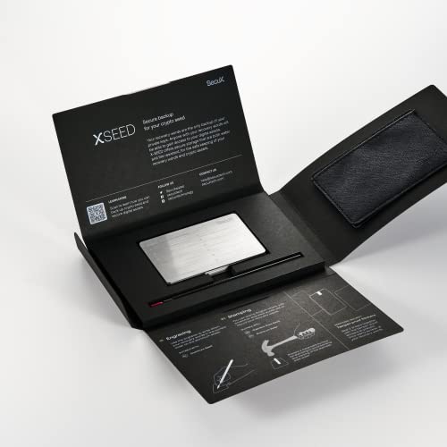 SecuX XSEED: Secure Crypto Seed Storage Plate