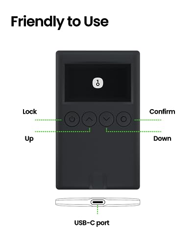 Crypto Wallet Hardware with Bluetooth & NFT Support