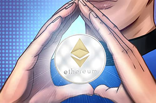 ohoh.shop Silver Plated Ethereum Coin[2022 Edition],Collectable Crypto Gift