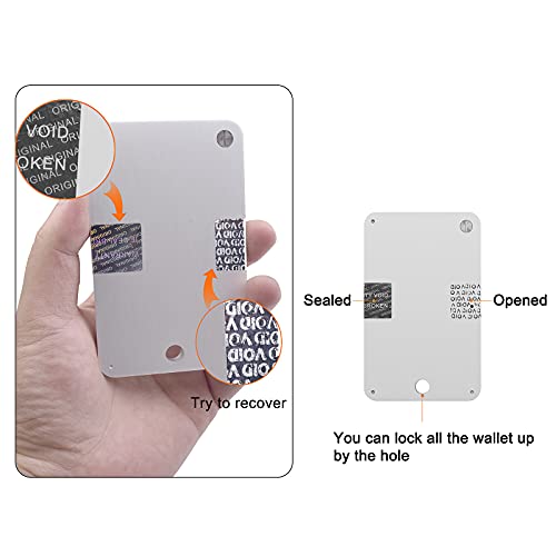 Steel Crypto Wallet for Seed Backups, Compatible with KeepKey