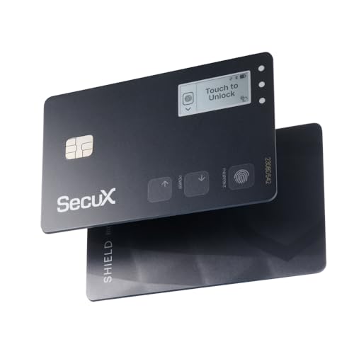 SecuX Shield Bio Crypto Hardware Wallet - Secure Storage