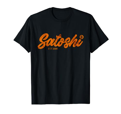 Satoshi 2009 Bitcoin Creator Blockchain Currency Tee
