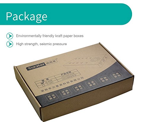 Sipolar 10-Port USB Data Hub with Mounting Brackets