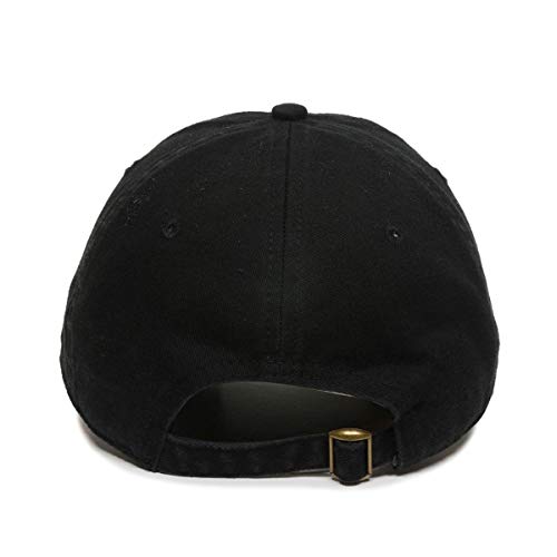 Bitcoin Cryptocurrency Embroidered Cotton Dad Hat Black
