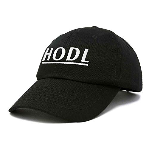 Digital Currency Dad Caps in Black
