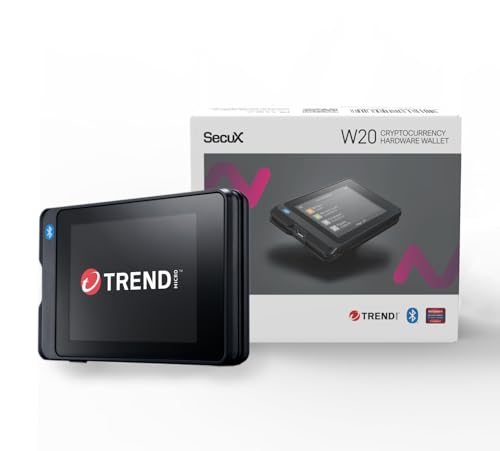 SecuX W20 Crypto Wallet: Bluetooth, Touchscreen, Military-Grade Security