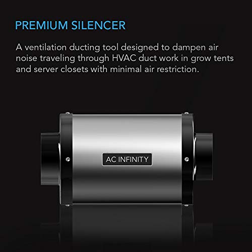 AC Infinity 8" Inline Duct Fan Noise Reduction