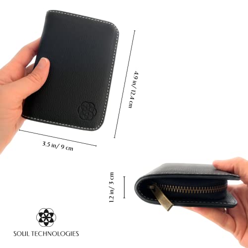 Luxury Vegan Leather Crypto Wallet Case for Ledger Nano X/S