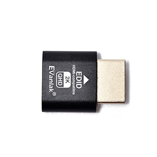 EVanlak HDMI dummy 2-pack emulator for PC