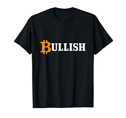Bitcoin Bull Vintage Logo HODL T-Shirt Investor Trader