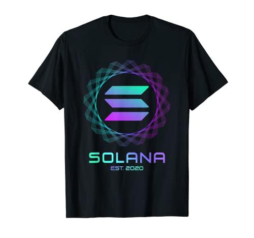 Solana Crypto Logo T-Shirt - Funny Blockchain Design