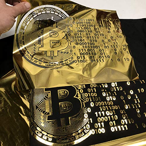 Golden Bitcoin T-Shirt for Crypto Currency Miner Collectors