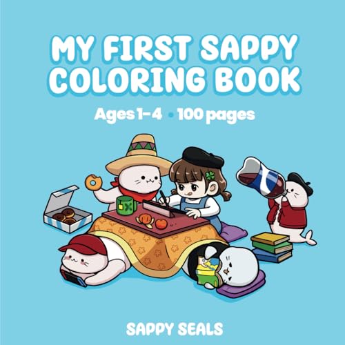 Sappy Seals NFT My First Coloring Book for Kids