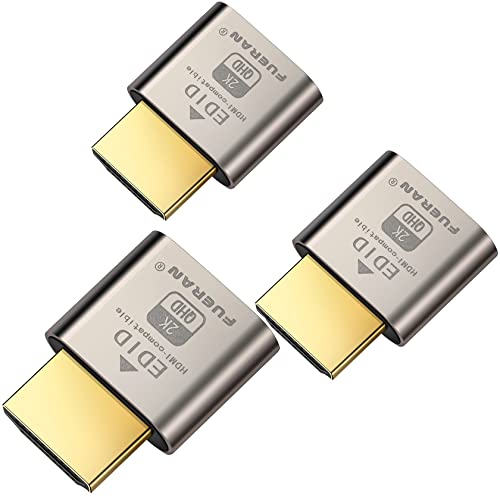 3-Pack HDMI Headless Ghost Display Emulator - 1920x1080