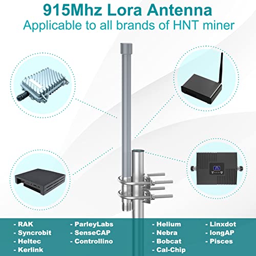 915Mhz Miner Outdoor LoRa Antenna with 10ft Cable