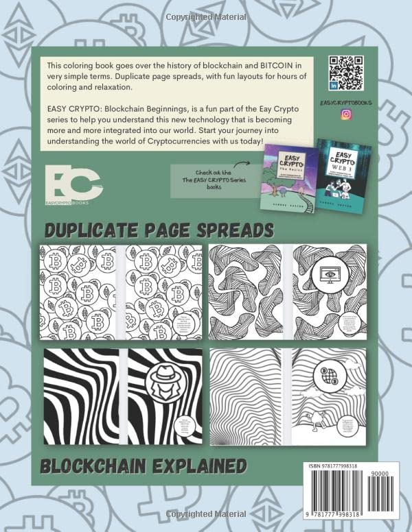 Blockchain Beginnings: BITCOIN Coloring Book