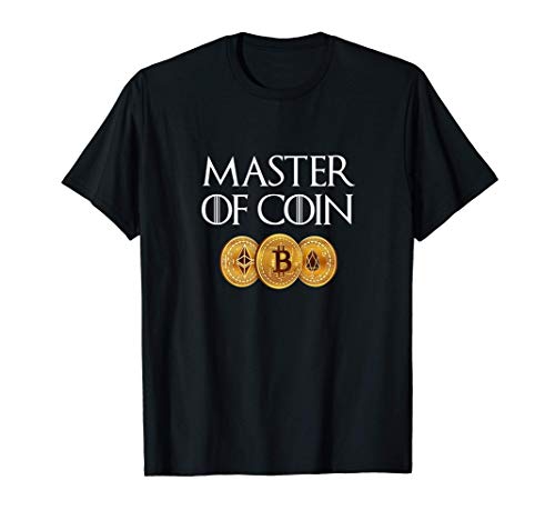 Master of Coin" Crypto T-Shirt - Funny Design