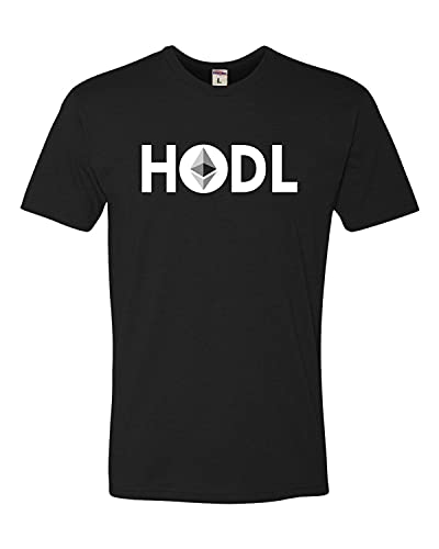 XX-Large Black Adult Ethereum HODL Crypto T-Shirt