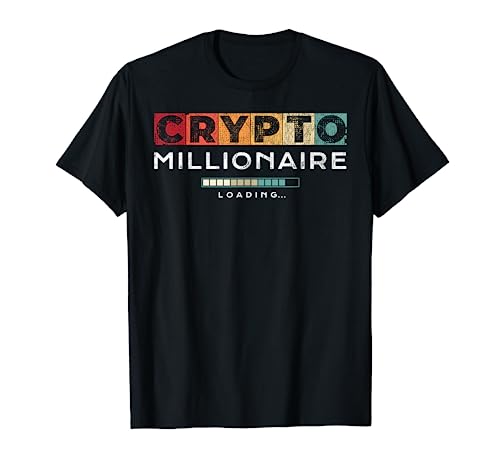 Vintage Bitcoin Crypto Millionaire Shirt