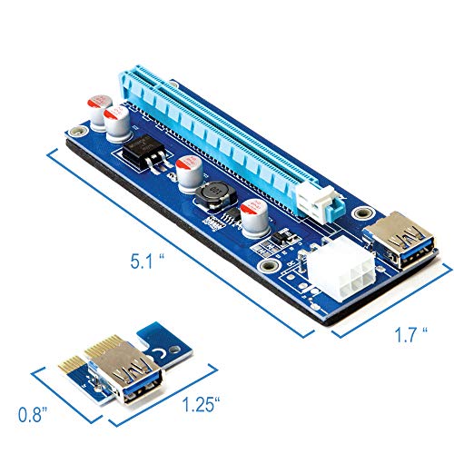 Mining GPU Riser Adapter 1x to 16x Ethereum