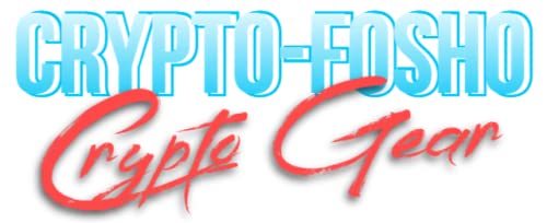 Crypto-Fosho Bumper Sticker: Bitcoin, Ethereum, LTC, USDC